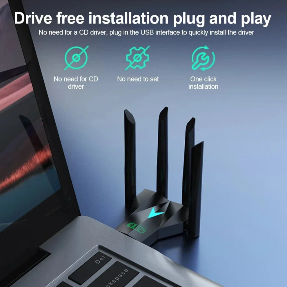 Ultra-Low Ping Gaming WiFi Adapter